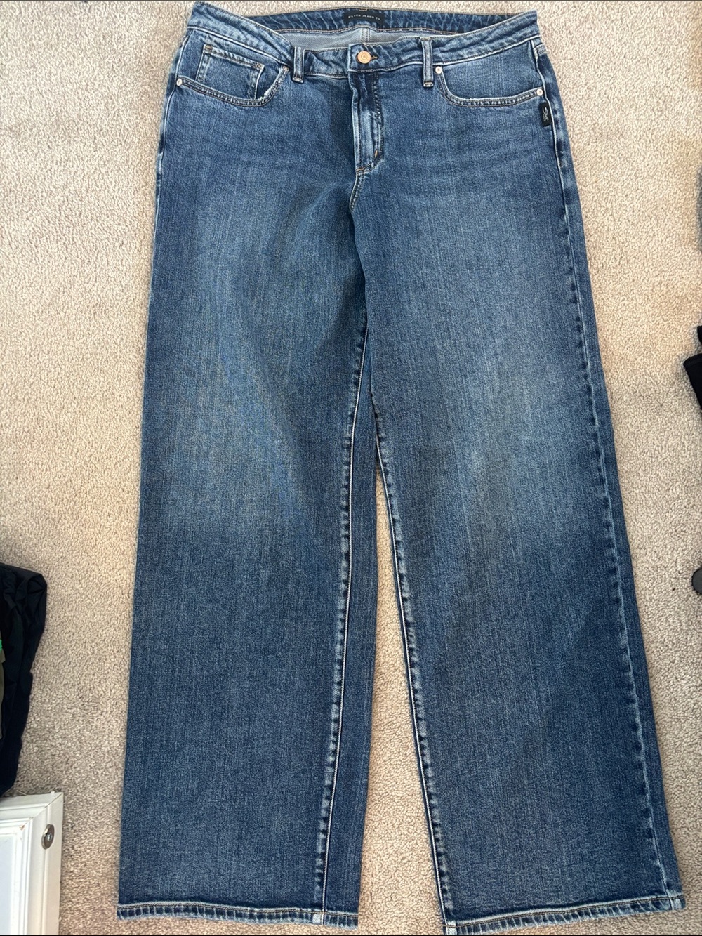 Silver Jeans Women's Wide-Leg Jeans in Blue Wash